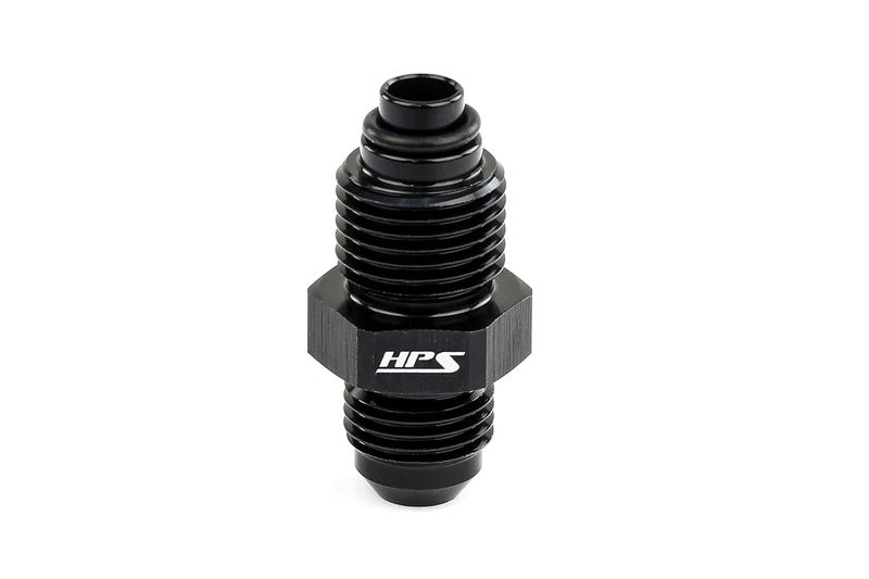 HPS AN816-06-111618INV AN to Inverted Flare Adapter Fitting, Aluminum, Size: AN-6 to 11/16"-18, Angle: Straight, Black - Image 1